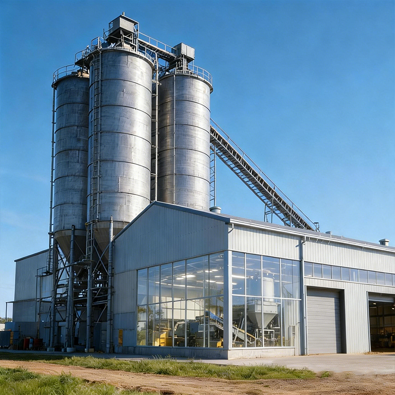 Thermal Insulation Rust Resistant Customizable Size Agricultural Steel Frame Building for Farms