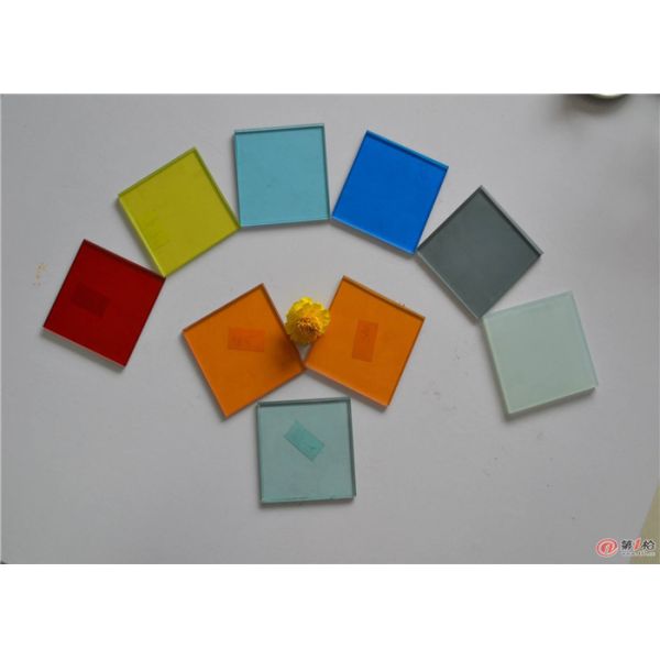 Professional Decorative Tinted Glass , French Green Float Glass For Curtain Wall
