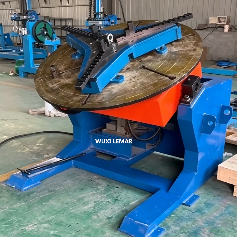 5 Ton Welding Positioner 360° Rotation 0-90° Tilting Rotary Welding Table
