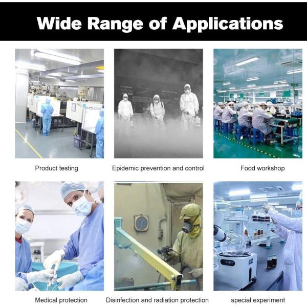 Fluid Resistant Disposable Protective Isolation Gown Non Woven With Elastic Cuff