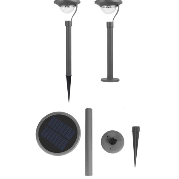 LED Solar Garden Light With Easy Installation Weather Resistant for Flower Borders