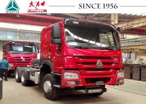 Buy cheap A7 HOWO Tractor Truck 400L Fuel Tank With 420 Hp Euro II Engine LHD/RHD product