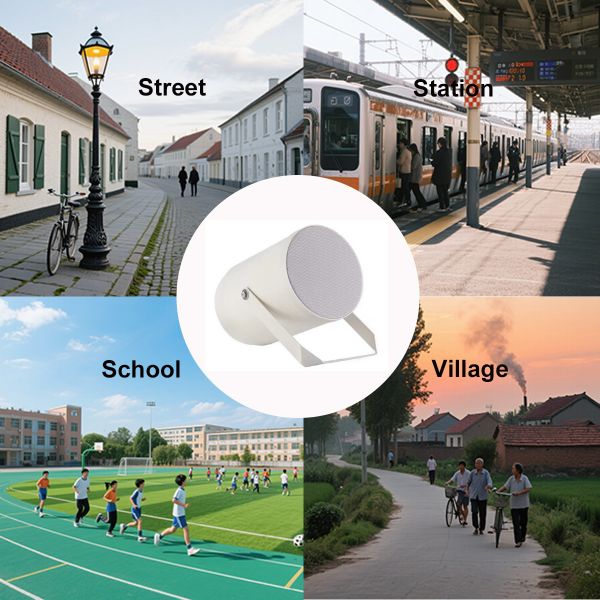 10w/5w 5 Inch Full Range Speaker IP55 Waterproof Projector Speaker ABS Material Loudspeakers OEM ODM