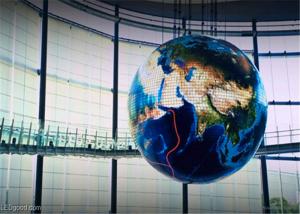 Buy cheap Restaurant Railway Spherical LED Display Panel With LINSN Control System product