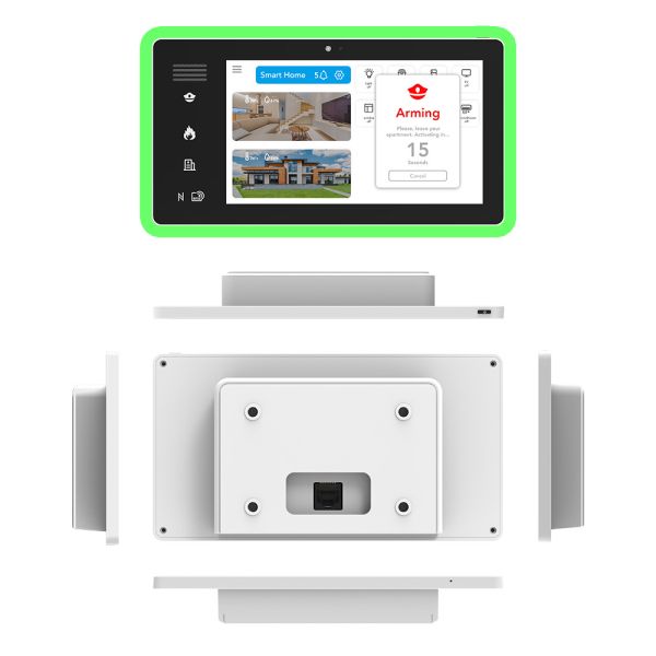 DC 12V IOT Control Panel , Android Poe Wall Mount Tablet For Smart Home Display