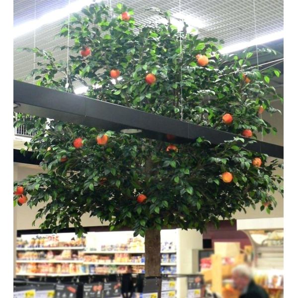 Small Decorative Indoor Artificial Apple Trees For Public Area OEM