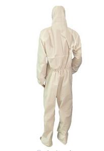 Buy cheap Waterproof Disposable Isolation Gowns / White Disposable Chemical Suit product