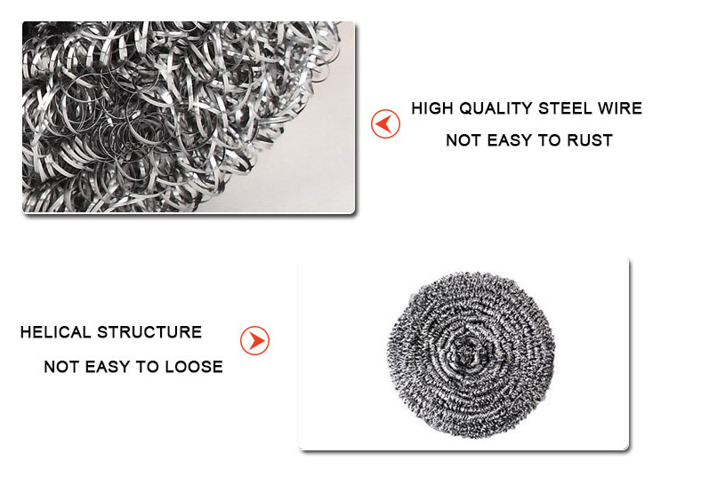 Environmental Friendly Stainless Steel Scouring Ball With Customized Package