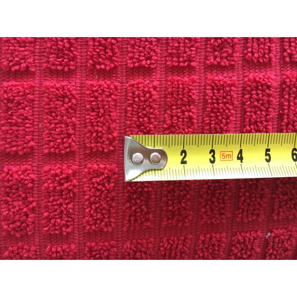 Sinlge packed 1pc Microfiber printeted water absorb dish mat kitchen water pad with grid patten