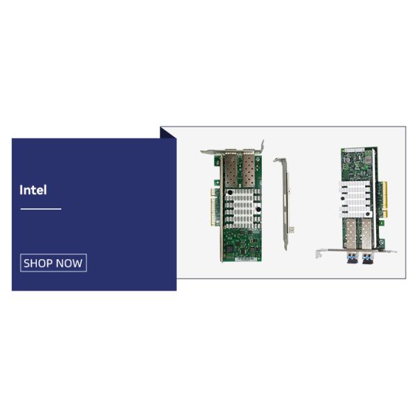 Intel X520-SR2 Intel Network Adapters 10G Dual Port Fiber Network Card PCIe 2.0