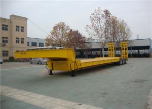 Buy cheap 3 Lines Lowboy Semi Trailer 6 Axles 40-120 Tons With Anti Corrosive Primer Coating product