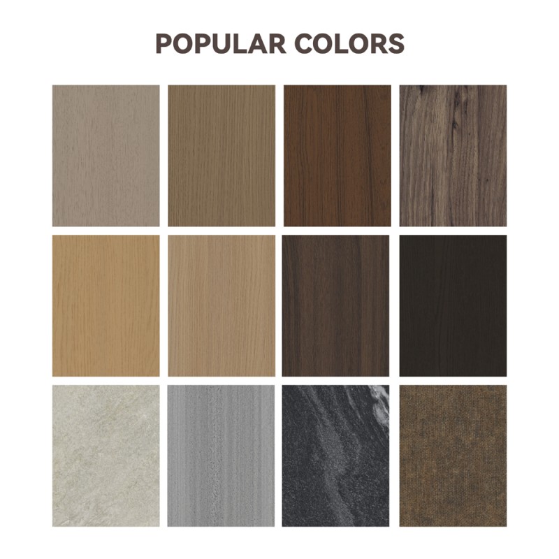 Villa Interior WPC Wall Panel Waterproof Decorative Composite Wood Wall Cladding Board
