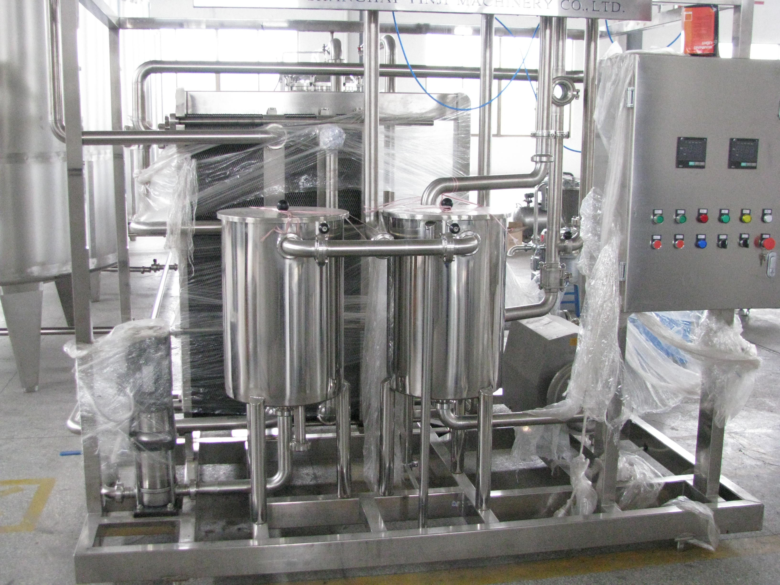 Uht sterilizer with CIP PID Control for 5000l daily milk