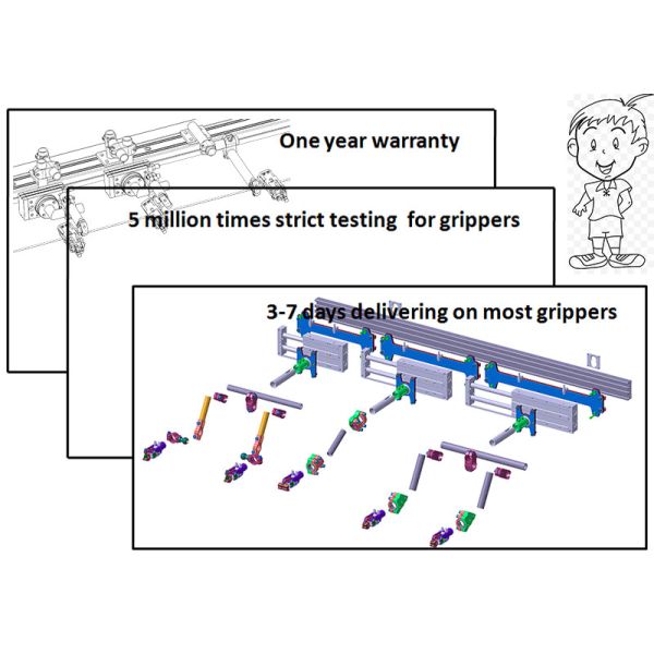 Easy Adjustment Stamping Gripper Modular Structure For Time Saving