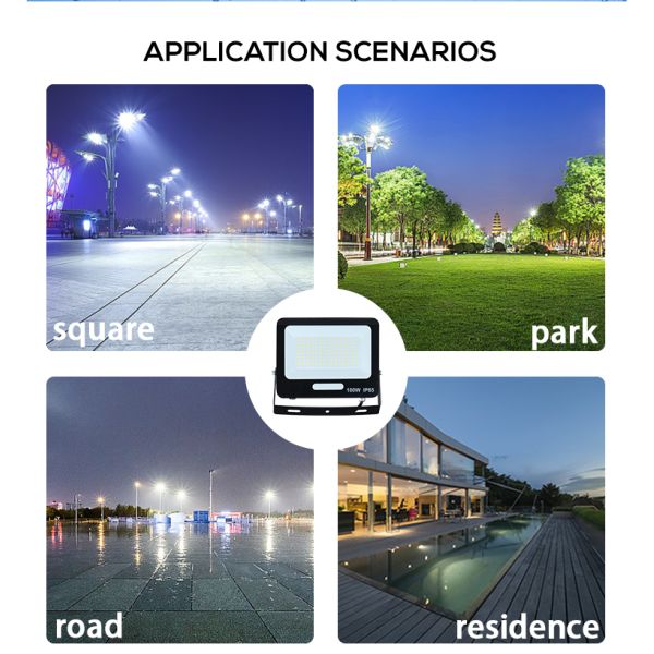 A large-area lighting projector lamp with foldable angle, easy installation, low electricity consumption, and customizable products