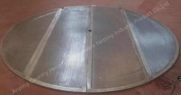 High Performance Lauter Tun Screen Filter , Beer Wedge Wire Screen Panel