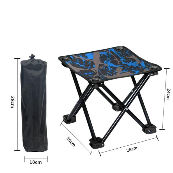 Small Folding Camping Chairs 26*26*24 Cm For Outdoor Surface Spray Treatment