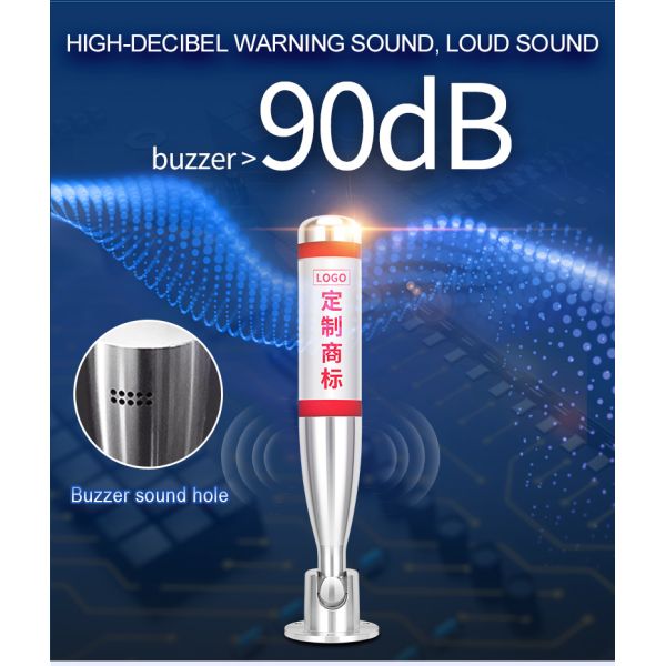 Rotating Base Machine Tower Lamp Equipment Warning LED Signal Tower Stack Lights