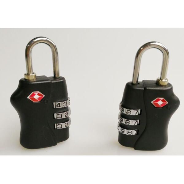 Heart Shape TSA Recognized Locks , Authorised PC Travel Combination Padlock For Suitcase