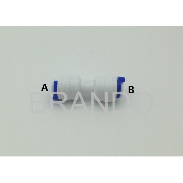 Straight Adapter Fast Fitting Reverse Osmosis Parts For Food Beverage / Pneumatic System