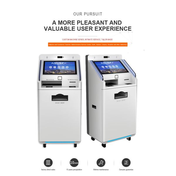 All In One Point Reporting printing terminal Smart Standing self service report print terminal