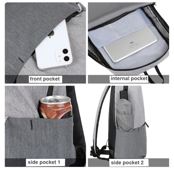 Practical Compact Travel Carry On Backpack 14inch Large Capacity