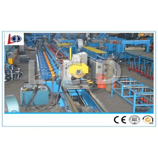 Automatic Control Welded Pipe Production Line Customized Pipe Shape 360V