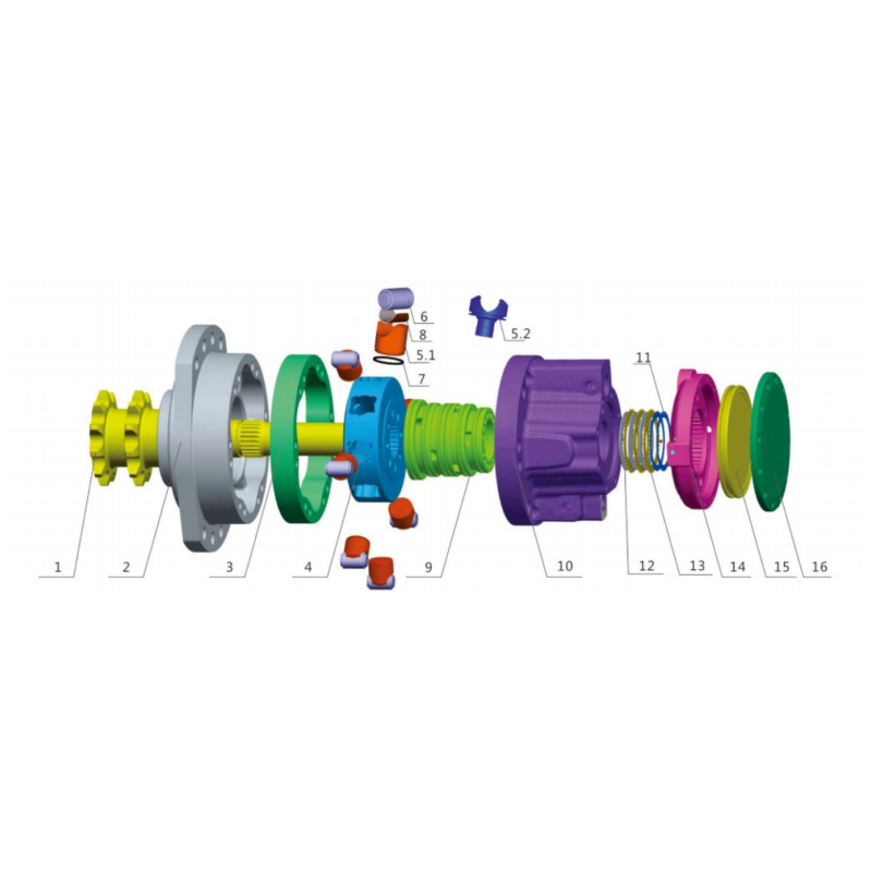Direct Factory Rexroth MCR MCR3A400A45Z32B2M1L12F2 Radial Motor Spare Parts For Repairing
