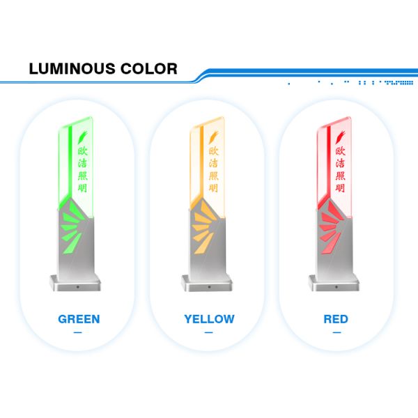 Customized RYG Led Tower Indicator Light For PMMA Material IP50 Protection Grade