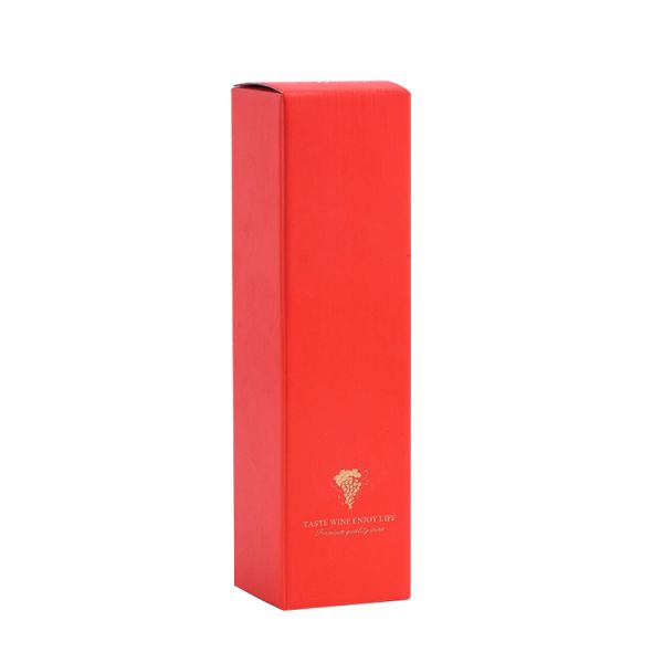 Custom High Quality Single Wine Bottle Glasses Corrugated Packaging Boxes