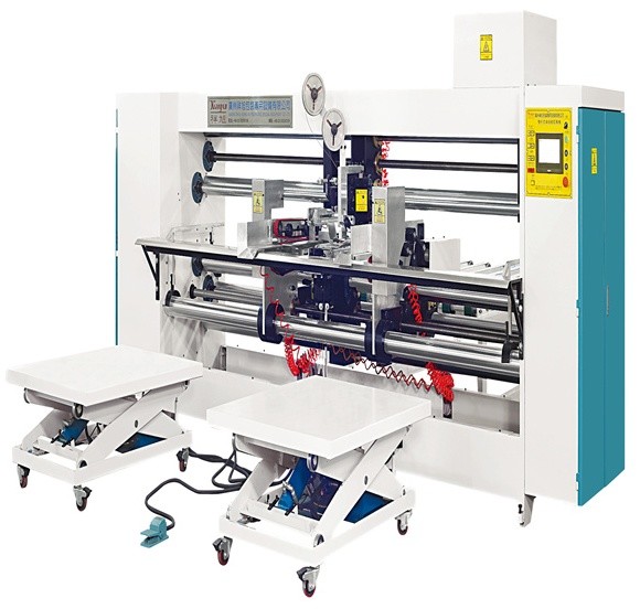 Double Pieces Semi-Auto Stitcher Suitable For Three Five And Seven Layers Carton