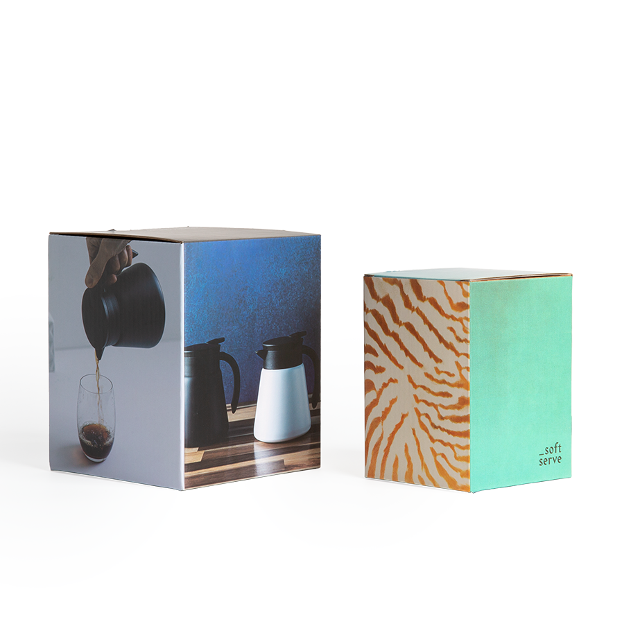 CMYK 4 Color Offest Printed Kettle Packaging with Custom Tuck End Bottom Boxes