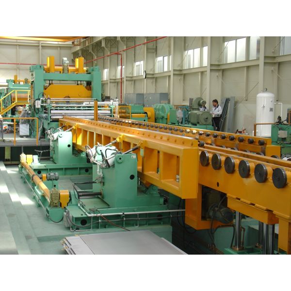 Steel Coil Slitting Line for 30T Coil Weight Uncoiling Leveling Shearing and Stacking