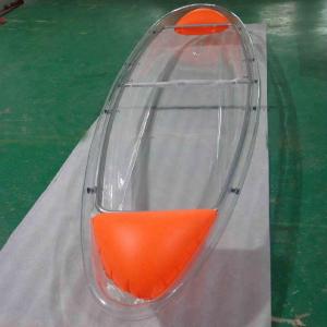 China Clear PC Lightweight Recreational Kayaks , Portable One / Two Man Canoe on sale