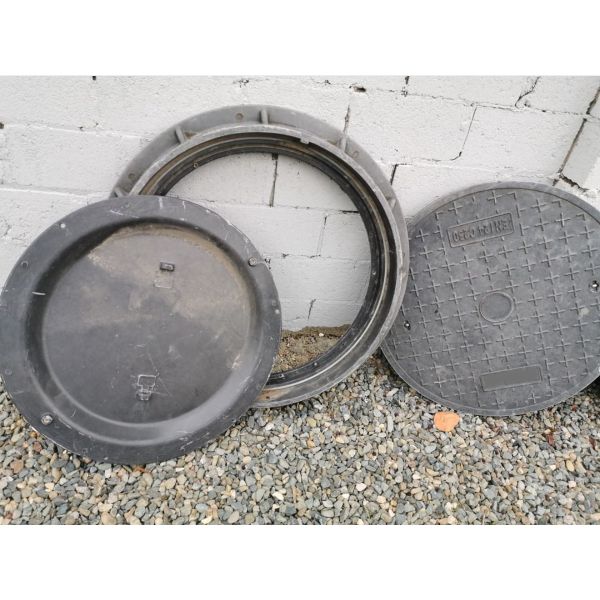 Heavy Duty SMC FRP Manhole Cover 650mm EN124 For Infrastructure Protection