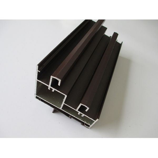 American Style Wardrobe Aluminium Profile 6063 - T5 Rust Color Painted