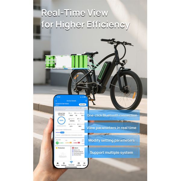 2.8 Inch ANT BMS LCD Display Intelligent Battery Level Indicator Android 9.0/11.0/8.0