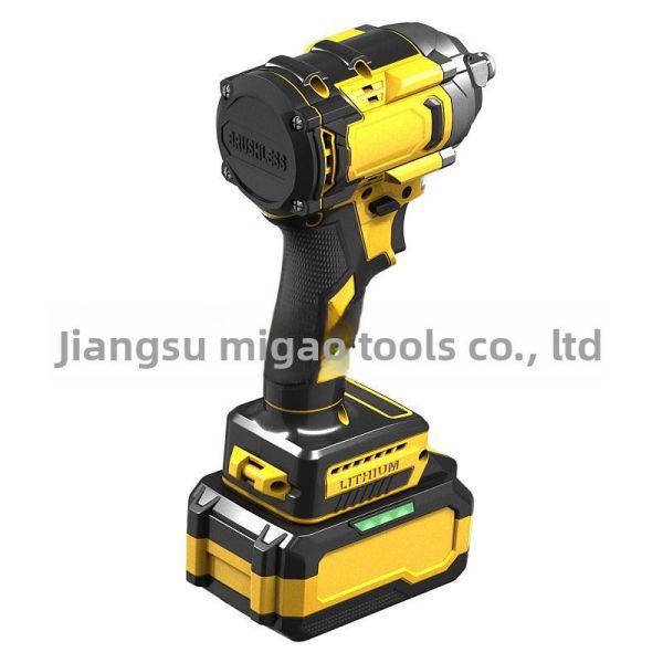 Industrial Brushless Li-ion Impact Wrench - High Torque for Woodworking, Scaffolding & Auto Repair