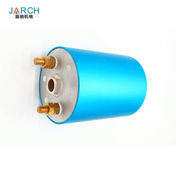Big Current Slip Ring Contact 200A Bore Slip Rings Carbon Brush Holder Assembly Hydraulic Slip Ring