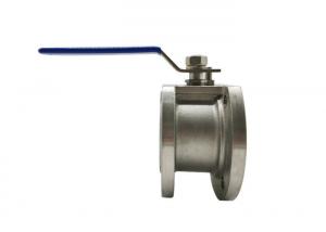 Buy cheap PN16 Wafer Flanged Ball Valve , DIN Flanged End Ball Valve product
