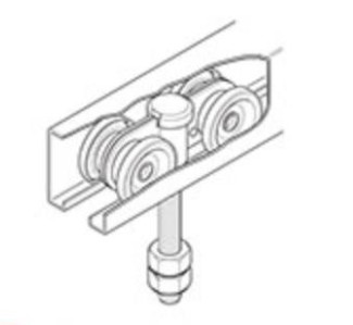 Hanging Gate System door rollers trolley Roller hanger
