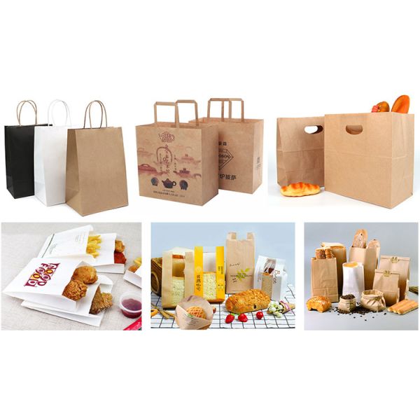 High Durability 60-140g/M2 Kraft Courier Bag Machine Automatic