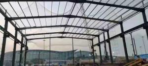 Buy cheap Q235 H Steel Frame Construction With Sandwich Panel Roof product