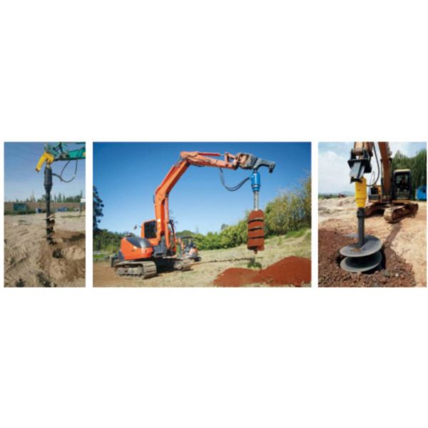 EC120 EC130 EC140 EC210 EC240 Excavator Attachments Hydraulic Earth Auger Drill