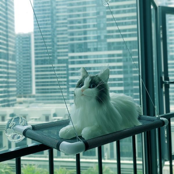 Cat Hammock Pet Supplies Suction Cup Cat Window Seat Cat Climbing Frame Strong Suction Support Customized Cat Nest