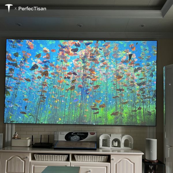 Long Throw Fixed Frame Screen 16:9 ALR Projector Screens 100 Inch