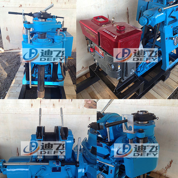 130m Depth Portable Water Well Drilling Rig XY-130, best price rotary core rig machine