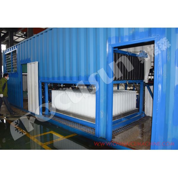 Bitzer Compressor Industrial Ice Making Machine for Easy and Containerized Ice Production