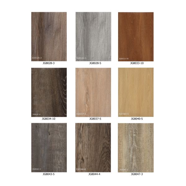 Modern Design SPC Flooring with Wood Embossed Surface Texture and Environmental Health
