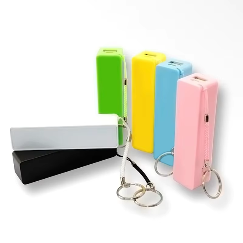 Mini Ultra Slim Power Bank 2600mAh Fast Charging 5W USB Input 18650 Lithium Battery